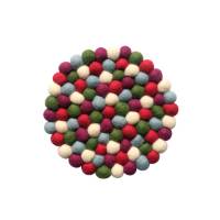 Picture of felt ball trivet