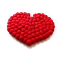 Picture of heart shape coaster
