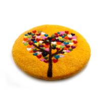 Picture of tree of heart coasters
