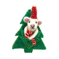Picture of Rat on A Christmas Tree